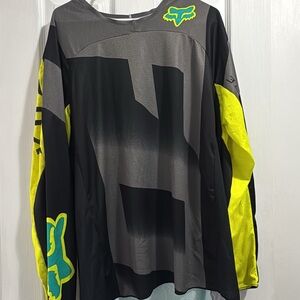 Fox Black and Yellow Men's Jersey